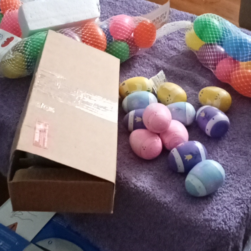 2 Boxes of Lillian Vernon Easter Colored Eggs.